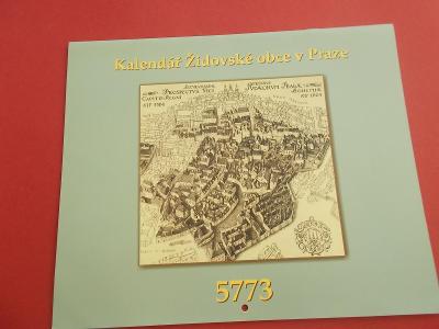 Kalendář Židovské obce v Praze 5773