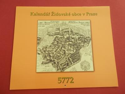 Kalendář Židovské obce v Praze 5772