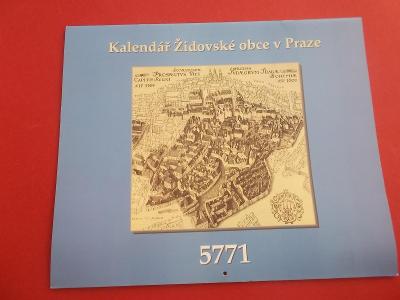 Kalendář Židovské obce v Praze 5771