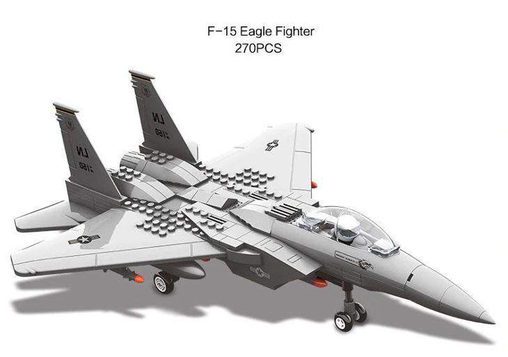 Stíhačka F-15 Eagle Fighter - stavebnice model letadlo
