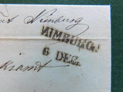 Rakousko, Skládaný dopis -  Nymburk - 1866 převrácené >>>  N