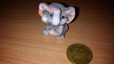 Figurka slon - porcelán