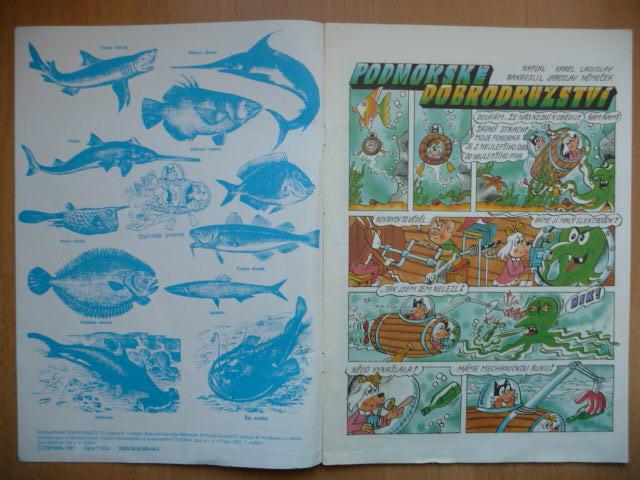 ČTYŘLÍSTEK - Podmořské dobrodružství - 1991 - Knihy a časopisy