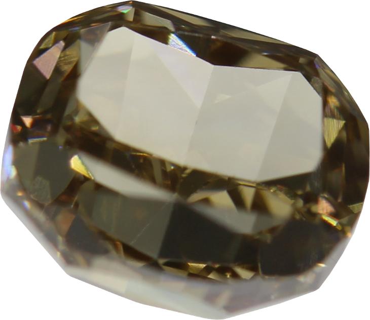 Přírodní barevný diamant 1,01ct, VS2, Yellowish brown + CERTIFIKÁT ČGL - Šperky a hodinky