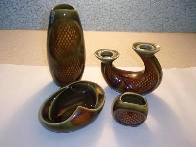Stolní kuřácká sada - keramika