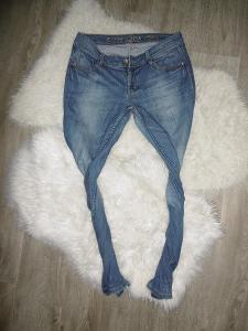 Esprit krásné dámské jeansy džíny rifle rovné bederky topstav 33 L