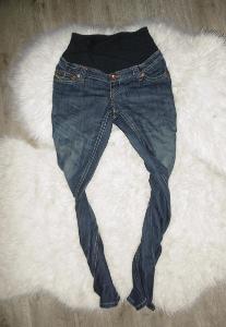 HM krásné těhotenské jeansy džíny rifle rovné roury S