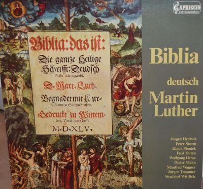 LUTHER Martin Biblia deutsch. Calendar. 1982 Capriccio Germany 2LP
