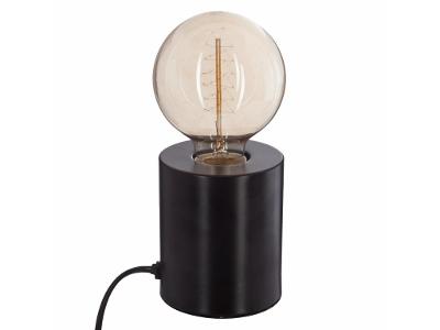 Dekorativní žárovka TUBE NOIR, 10 cm, barva černá