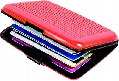 Aluma wallet peněženka pouzdro dámská / pánská červená 0192