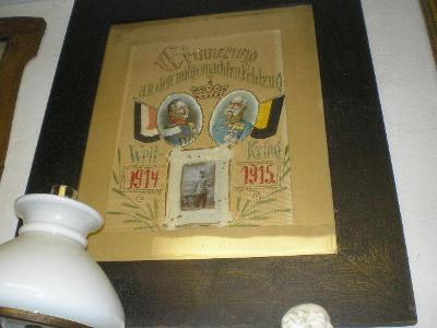F.J.I. pamětní obraz dragouna / 1914-1915