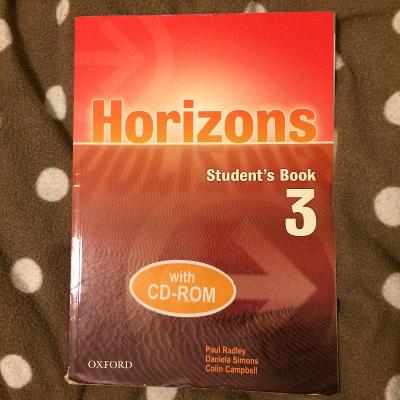 Učebnice Horizons 3, bez CD