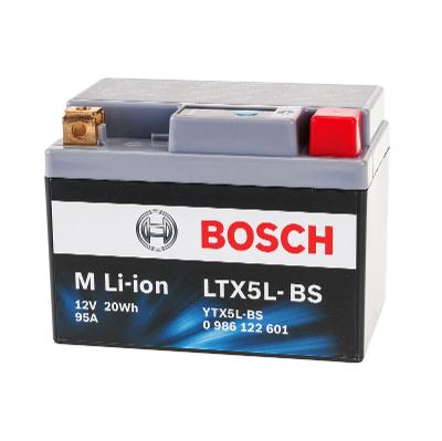 Originální Motobaterie BOSCH Li-iontové provedení 0986122601 LTX5L-BS