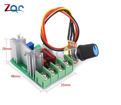 AC 220V 2000W SCR Regulátor napět,í Stmívání ,Regulátor otáček,kabel