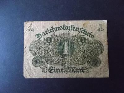Bankovka Německo 1 DM  Marka jedna školní kapesné 1920