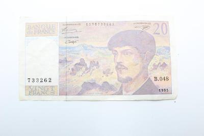20 Francs Francie 1997 z oběhu /F72/