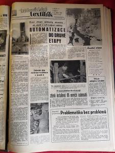 Svázaný časopis Tanvaldský textilák č. 1-48/1942...(10072)