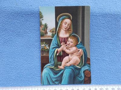 Luxusní pohlednice Stengel  církev náboženství Panna Maria Ježíšek 
