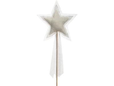 Kouzelná hůlka STAR, barva bílá