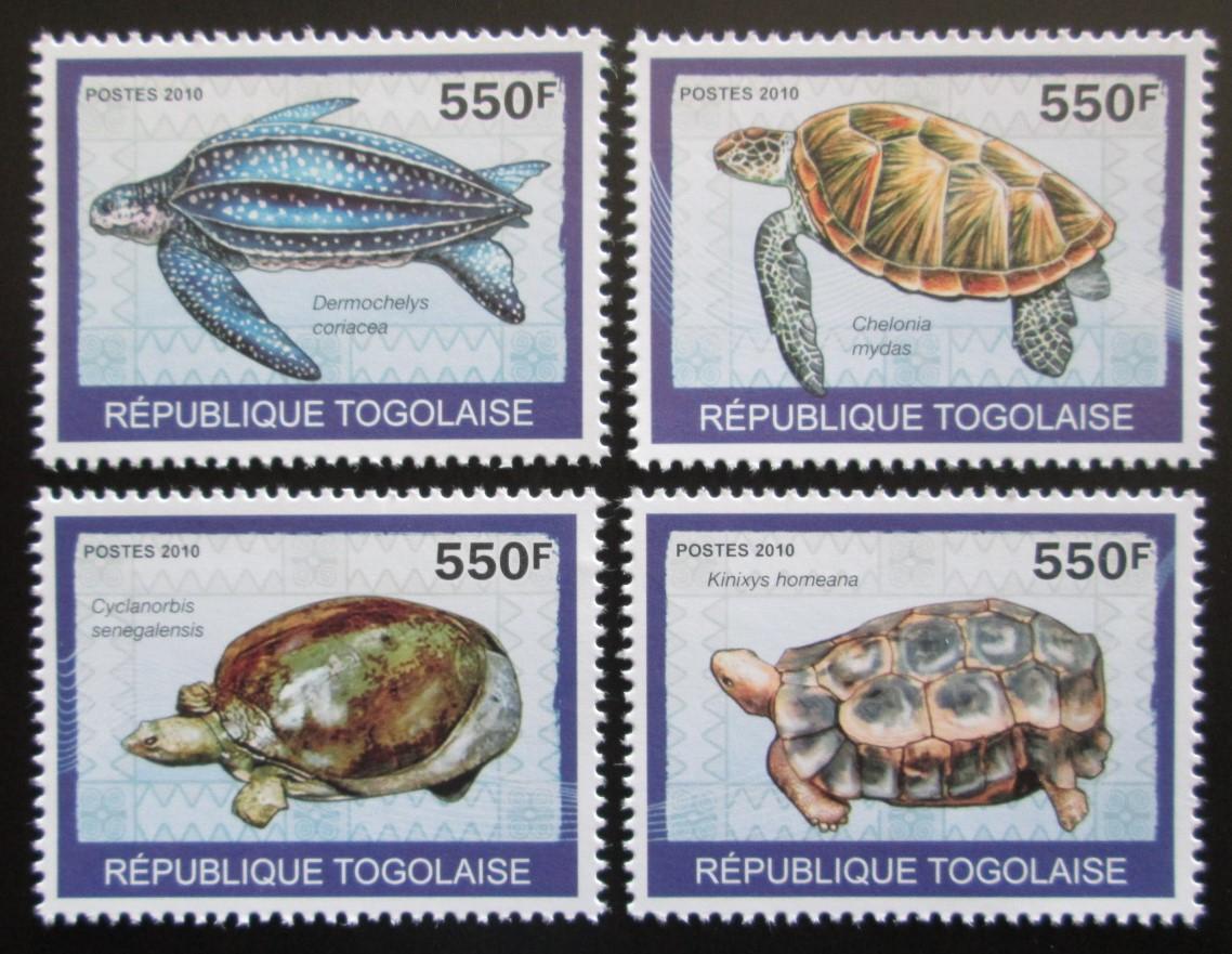 Togo 2010 Korytnačky Mi# 3424-27 Kat 8.50€ 1707 - Tematické známky