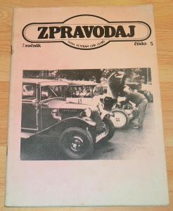 TATRA - DOBOVÝ ZPRAVODAJ VETERAN CAR CLUBU - 5/1975