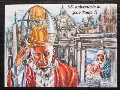 Guinea-Bissau 2015 Papež Jan Pavel II. Mi# Block 1337 Kat 8.50€ 1534