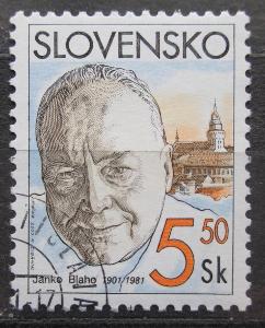 Slovensko 2001 Janko Blaho, operní zpěvák Mi# 386 1540