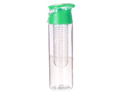 Plastová láhev s infuzérem na ovoce lahve 800 ml zelená 0664