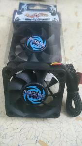 10ks 6cm PC FAN ventilátor chladič Revoltec GELID záruka aj.