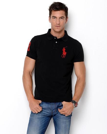 hengel Bij wet formeel NOVÉ pánské polo triko Ralph Lauren: Černé s červeným znakem | Aukro
