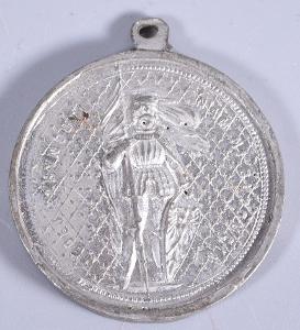 Medaile Národopisná výstava Českoslovanská 1895 svatý Václav 31 mm
