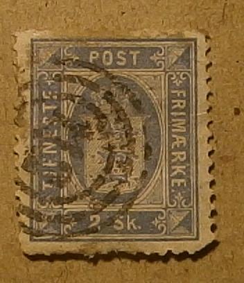 1871 Dánsko Mi D 1A /o