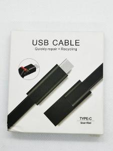 Rychloopravitelný kabel USB-C 1.5m červený 