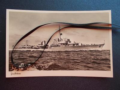 Německo válka Třetí Říše Dělový bitevní člun  Kriegsmarine námořník 