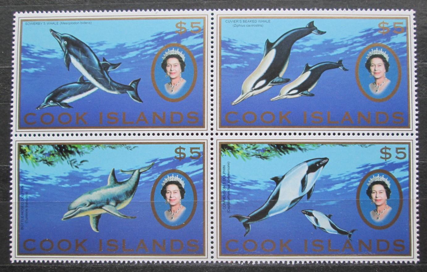 Cookove ostrovy 2007 Morská fauna TOP SET Mi# 1599-1602 Kat 40€ 1296 - Tematické známky