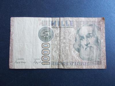 Itálie bankovka 100 Lir sto Mille Lire