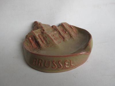 Keramický starý popelník Brussel Keramo ČSSR 