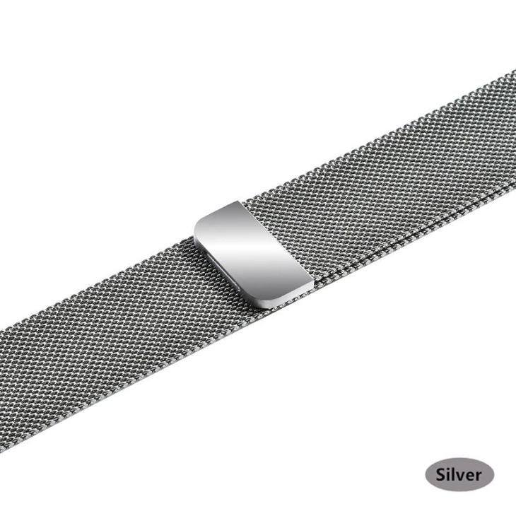 Řemínek pro Apple Watch kovový - milánský tah stříbrný 38mm, 40mm - Mobily a chytrá elektronika