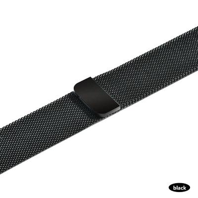 Řemínek pro Apple Watch kovový - milánský tah černý 38mm, 40mm
