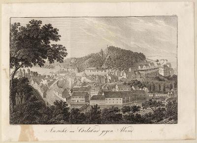 Pohled na Karlovy Vary, 1832