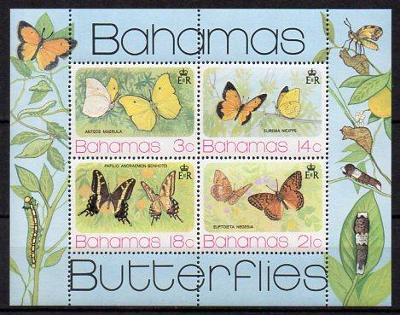 Bahamas-Motýli 1975** Michel Bl.13 / 14 €
