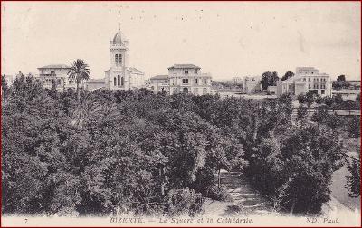 Bizerte * kostel, park, část města * Tunisko (Afrika) * Z2091