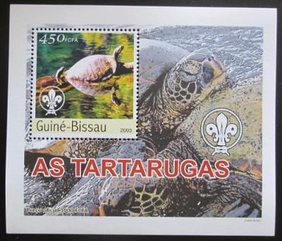 Guinea-Bissau 2003 Želvy DELUXE Mi# 2579 Block 0865