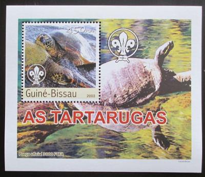 Guinea-Bissau 2003 Želvy DELUXE Mi# 2582 Block 0865