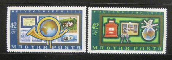 Maďarsko 1972 Poštovní muzeum Mi# 2813-14 0191