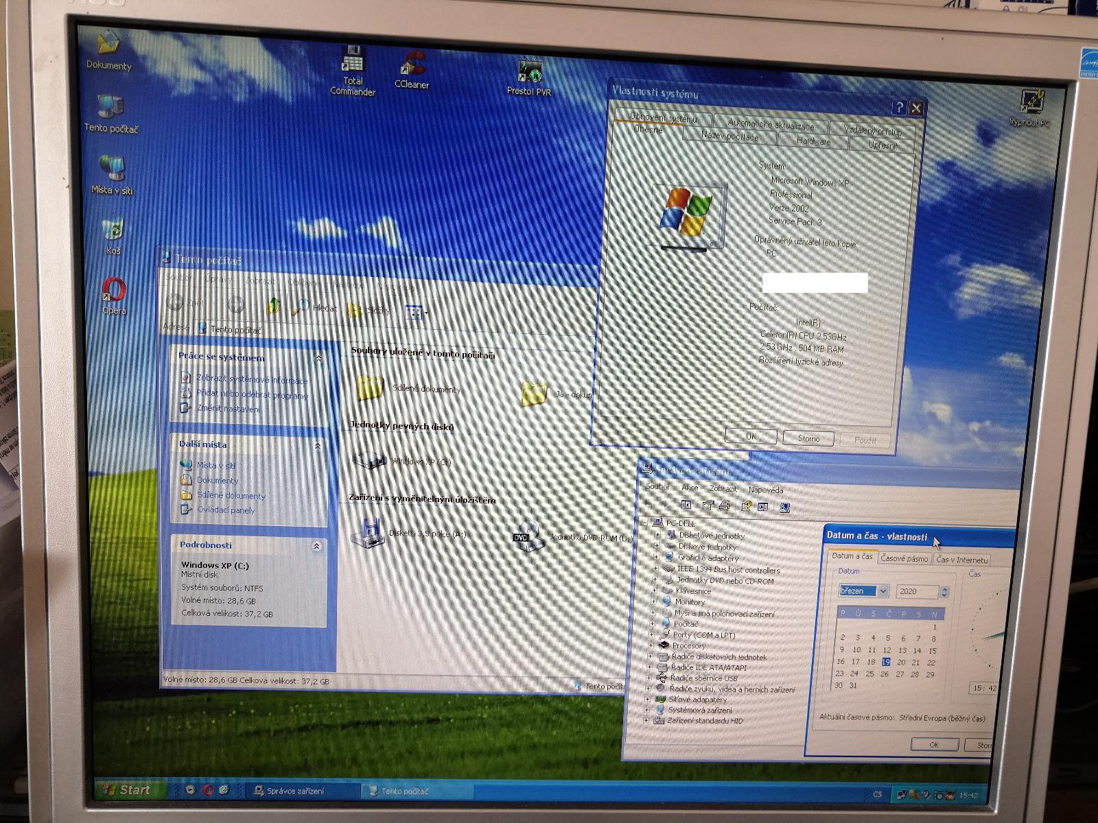 PC DELL GX620, 2,53 GHz, 1GB RAM, 40 GB, XPP, skener, klávesnice a myš - Počítače a hry