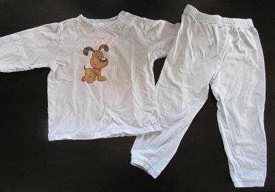 Dětské pyžamo s pejskem, vel. 86-92