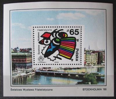 Polsko 1986 Výstava Stockholmia Mi# Block 100 1904