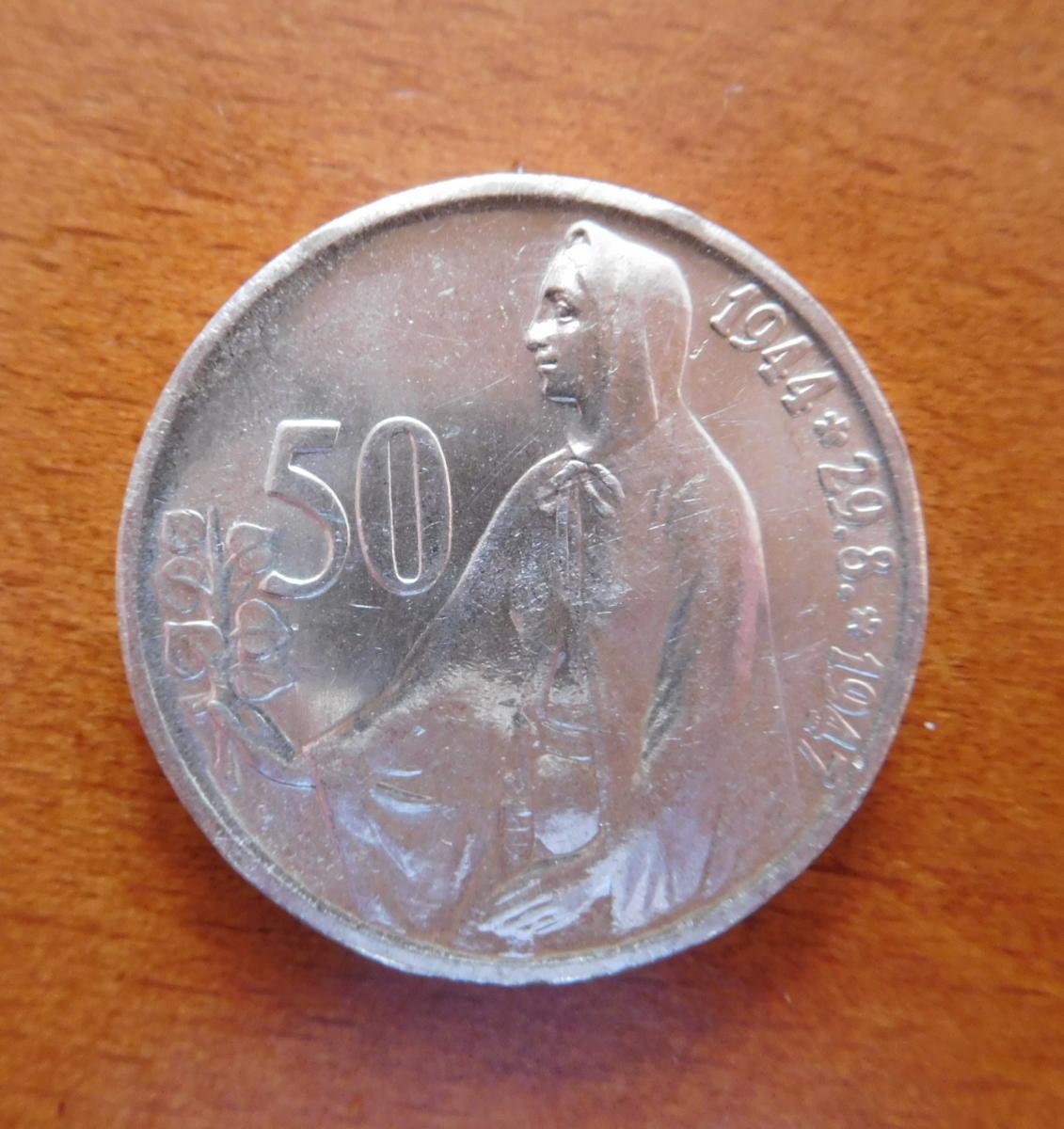 Stříbrná 50 Kč - 1947 - Numismatika