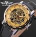 Luxusné mechanické hodinky strieborno-zlaté naťahovacie - Šperky a hodinky